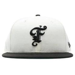 Feature X New Era OE Fitted Cap - Off-White/Black
