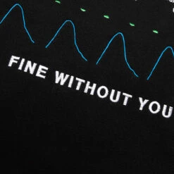 Fine Without You Hoodie - Black -Fashion Clothing Store Fine Without You Hoodie Black H FWY BLK 10 06 23 Feature JP 7