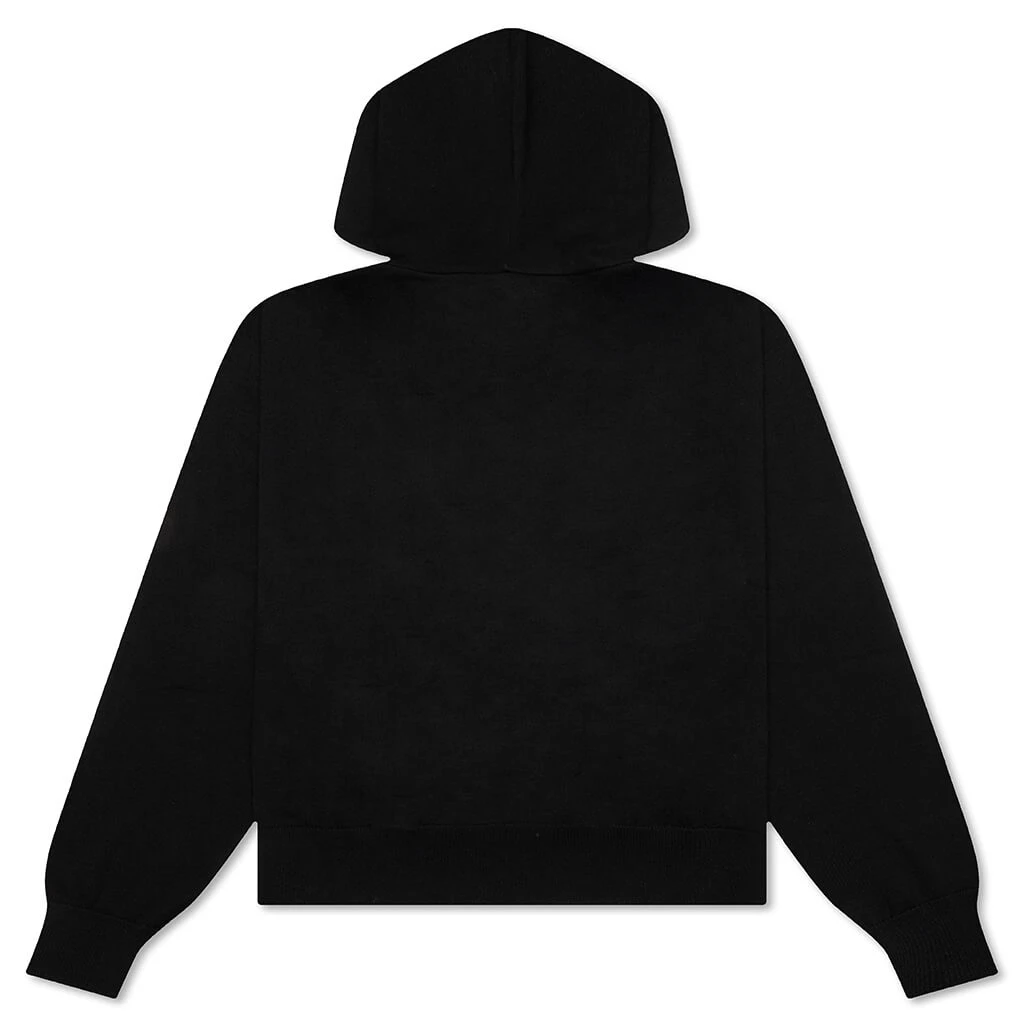 Amiri Floral Logo Hoodie - Black 2 Amiri Floral Logo Hoodie - Black - Image 2