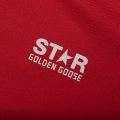 Golden Goose Women's Star Zipped Track Jacket - Tango Red -Fashion Clothing Store Golden Goose Denise Star Zipped Track Jacket Tango Red GWP00875.P000520.40380 06 21 23 Feature KN 6
