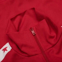 Golden Goose Women's Star Zipped Track Jacket - Tango Red -Fashion Clothing Store Golden Goose Denise Star Zipped Track Jacket Tango Red GWP00875.P000520.40380 06 21 23 Feature KN 8