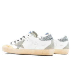 Golden Goose Women's Superstar Toe Star And Spur - White/Taupe/Silver -Fashion Clothing Store Golden Goose Sneakers Superstar Toe Star and Spur White Taupe Silver GWF00175.F004126.10876 09 15 23 Feature KN 5