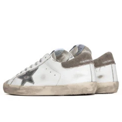 Golden Goose Super-Star Sneakers - White Ice/Silver -Fashion Clothing Store Golden Goose Super Star White Ice Silver Dark GMF00101.F001149.10511 02 27 2021 01 3