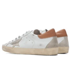 Golden Goose Super-Star Sneakers - White/Ice/Light Brown 6 Golden Goose Super-Star Sneakers - White/Ice/Light Brown -Fashion Clothing Store Golden Goose Superstar White Ice Light Brown GMF00102.F002182.10803 08 28 2021 01 3