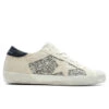 Golden Goose Women's Glitter Suede Super Star - Platinum/Beige/Black
