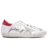 Golden Goose Women's Super-Star Penstar - White/Silver/Red
