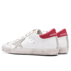 Golden Goose Women's Super-Star Penstar - White/Silver/Red -Fashion Clothing Store Golden Goose Women s Super Star Penstar White Silver Red GWF00107.F003167.11183 12 28 22 Feature VR 4