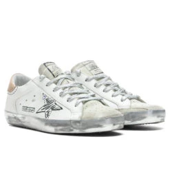 Golden Goose Women's Super-Star Sneakers - White/Ice/Beige -Fashion Clothing Store Golden Goose Women s Super Star White Ice Beige GWF00270.F002479.81504 2