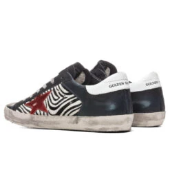 Golden Goose Women's Super-Star Sneakers - Black/Zebra/Red -Fashion Clothing Store Golden Goose Women s Superstar Black Zebra Red GWF00103.F000120.80177 03 21 2021 01 6