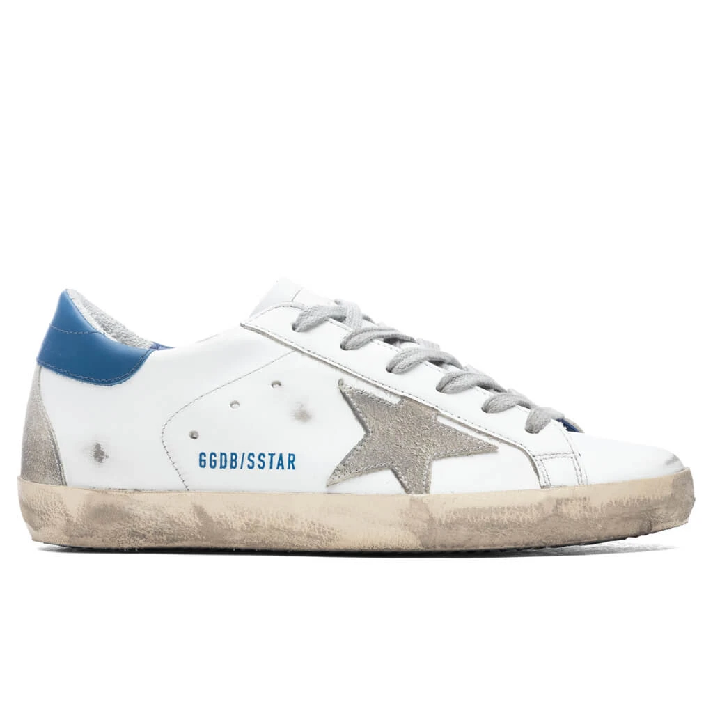 Golden Goose Women's Super-Star Sneakers - White/Ice/Blue 1 Golden Goose Women's Super-Star Sneakers - White/Ice/Blue
