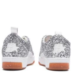 Golden Goose Women's Yeah Glitter - Silver/White -Fashion Clothing Store Golden Goose Women s Yeah Glitter Silver White GWF00130.F002684.70137 12 28 22 Feature VR 10