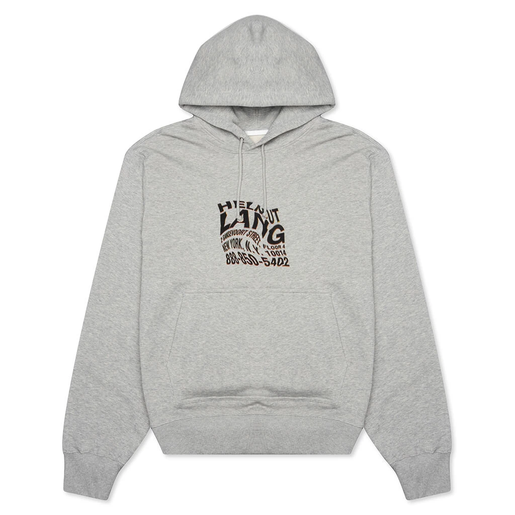 Helmut Lang Warp Hoodie - Vapor Heather 1 Helmut Lang Warp Hoodie - Vapor Heather