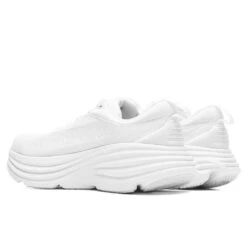 Hoka Women's Bondi 8 - White/White 6 Hoka Women's Bondi 8 - White/White -Fashion Clothing Store Hoka One One Women s Bondi 8 White White 1127952 WWH 08 15 22 Feature JORDAN 3