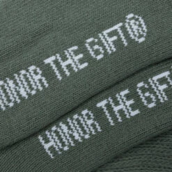 Honor The Gift HTG Loose Knit Socks - Green -Fashion Clothing Store Honor The Gift HTG Loose Knit Socks Green HTG220381 GRN 11 06 22 Feature NF