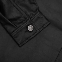 Honor The Gift HTG Wax Denim Trucker Jacket - Black -Fashion Clothing Store Honor The Gift HTG Wax Denim Trucker Jacket Black HTG220460 BLK 01 30 23 Feature VR 6