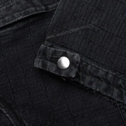 Amiri Jacquard Carpenter Jean - Faded Black -Fashion Clothing Store Jacquard Carpenter Jean Faded Black AW23MDF012 518 09 16 23 Feature JP 6