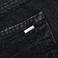 Amiri Jacquard Carpenter Jean - Faded Black -Fashion Clothing Store Jacquard Carpenter Jean Faded Black AW23MDF012 518 09 16 23 Feature JP 8
