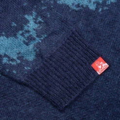 Smile Knitted Sweater - Blue -Fashion Clothing Store Jungles Smile Knitted Sweater Blue KNI SMI BLU 09 28 22 Feature JAYLEEN 6 scaled