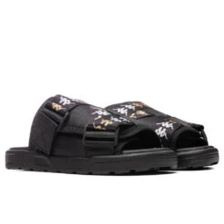 Kappa 222 Banda Mitel 7 Sandals - Black/White -Fashion Clothing Store Kappa 222 Banda Mitel 7 Sandals Black White 32181IW A14 01 16 2022 01 2
