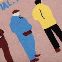 The Halal Guys Knit Sweater - Multi -Fashion Clothing Store KidSuper Studios The Halal Guys Knit Sweater Multi KSPS01 025 04 29 22 Feature 13