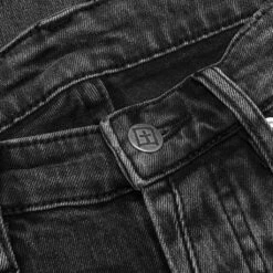 Ksubi Van Winkle Copy Paste Trashed - Black -Fashion Clothing Store Ksubi Van Winkle Copy Paste Trashed Black MFA22DJ007 09 24 22 Feature VR 4