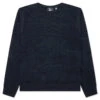Landscaped Knitted Pullover - Navy Blue