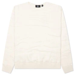 Landscaped Knitted Pullover - Off White
