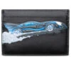 Lanvin Card Holder - Teal/Black
