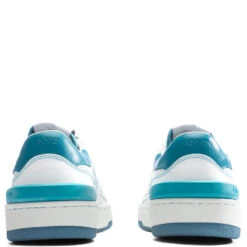 Lanvin Clay Low Top Sneakers - White/Blue -Fashion Clothing Store Lanvin Clay Low Top Sneakers White Blue FM SKDK00 PERF E22 0020 01 20 23 Feature KN 6