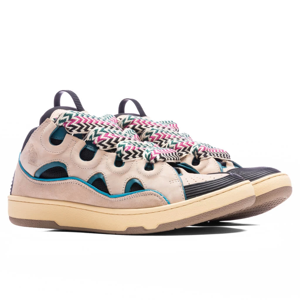 Lanvin Curb Sneakers - Ecru/Black 2 Lanvin Curb Sneakers - Ecru/Black - Image 2