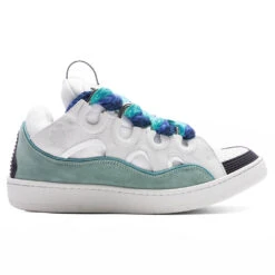 Lanvin Curb Sneakers - White/Green