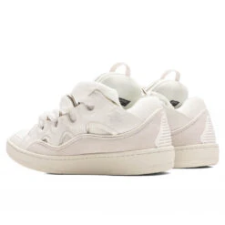 Lanvin Curb Sneakers - White/White -Fashion Clothing Store Lanvin Curb Sneakers White White FM SKRK11 DRAG H22 0000 11 07 22 Feature NF 3
