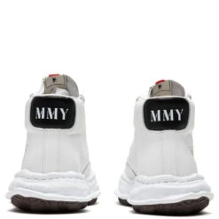 Blakey Hi Leather - White -Fashion Clothing Store Maison Mihara Yasuhiro Blakey Hi Leather White A06FW701 WHT 01 30 2021 01 4