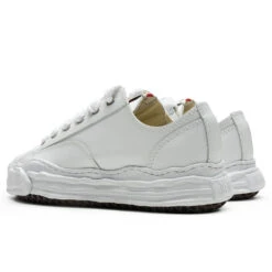 Hank Low OG Sole Toe Cap Leather Sneaker - White 6 Hank Low OG Sole Toe Cap Leather Sneaker - White -Fashion Clothing Store Maison Mihara Yasuhiro Original Sole Toe Cap Low Leather Sneaker White A05FW704 WHT 12 20 2021 01 3