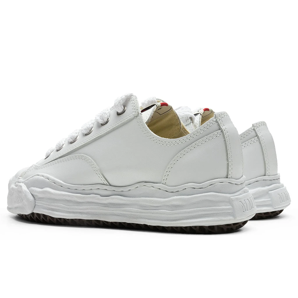 Hank Low OG Sole Toe Cap Leather Sneaker - White 3 Hank Low OG Sole Toe Cap Leather Sneaker - White - Image 3