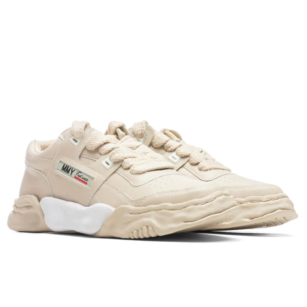 Parker Low OG Sole Leather Sneaker - Beige 2 Parker Low OG Sole Leather Sneaker - Beige - Image 2