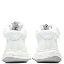 Wayne High OG Sole Washed Canvas Sneaker - White -Fashion Clothing Store MaisonMiharaYasuhiroWayneHighOGSoleWashedCanvasSneaker White A08FW707 WHT 4