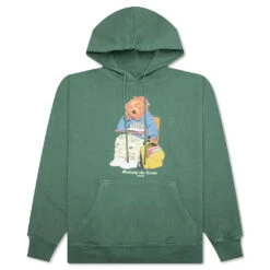 MARKET Making The Grade Bear Pullover Hoodie - Fern