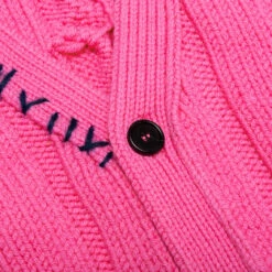 Marni Stitch Detail Cable Knit Cardigan - Fuchsia Fluo 6 Marni Stitch Detail Cable Knit Cardigan - Fuchsia Fluo -Fashion Clothing Store Marni 086Q0 Cardigan Fuchsia Fluo CDMG0086Q0 UFWH07 00C73 10 25 22 Feature VR 4