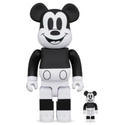 Mickey Mouse B&W 2020 Version 100% & 400% BE@RBRICK Set