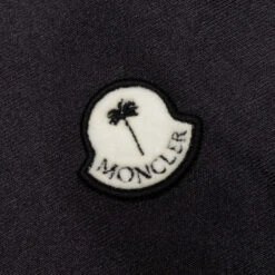 Moncler Genius X Palm Angels Shiny Zip-Up Sweatshirt - Black -Fashion Clothing Store Moncler Zip Up Cardigan Black H209L8G00002M2522 999 03 10 23 Feature DV 6 scaled