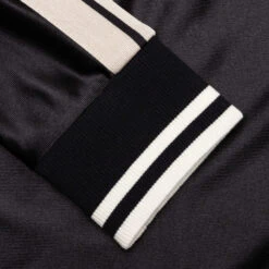 Moncler Genius X Palm Angels Shiny Zip-Up Sweatshirt - Black -Fashion Clothing Store Moncler Zip Up Cardigan Black H209L8G00002M2522 999 03 10 23 Feature DV 9 scaled