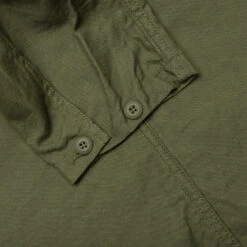 D.N. Coverall Back Sateen - Olive -Fashion Clothing Store Needles D.N. Coverall Back Sateen Olive MR220 OLI 05 22 23 Feature VR 7