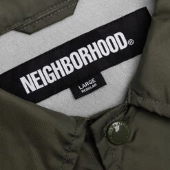 Windbreaker JK NY Jacket - Olive Drab -Fashion Clothing Store Neighborhood Windbreaker JK NY Jacket Olive Drab 222TSNH JKM01 OLD 10 22 22 Feature DV 3