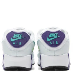 Nike Air Max 90 Women's - White/Washed Teal -Fashion Clothing Store Nike Air Max 90 Womens White Washed Teal DH5072 100 05 01 22 Feature 4