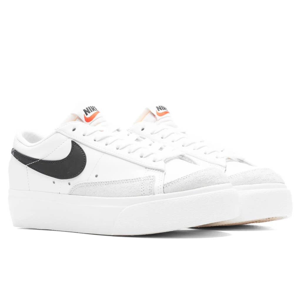 Nike Women's Blazer Low Platform - White/Black/Sail 2 Nike Women's Blazer Low Platform - White/Black/Sail - Image 2