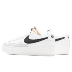 Nike Women's Blazer Low Platform - White/Black/Sail 6 Nike Women's Blazer Low Platform - White/Black/Sail -Fashion Clothing Store Nike Blazer Low Platform WHITE BLACK SAIL TEAM ORANGE DJ0292 101 07 28 23 Feature KN 5