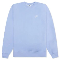 Nike Sportswear Club Fleece Crew - Light Marine/White