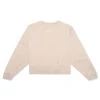 Nike Sportswear Collection Essentials Women's Oversized Fleece Crew Sweatshirt - Sanddrift/White
