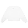 Nike Sportswear Collection Essentials Women's Oversized Fleece Crew Sweatshirt - White/Black